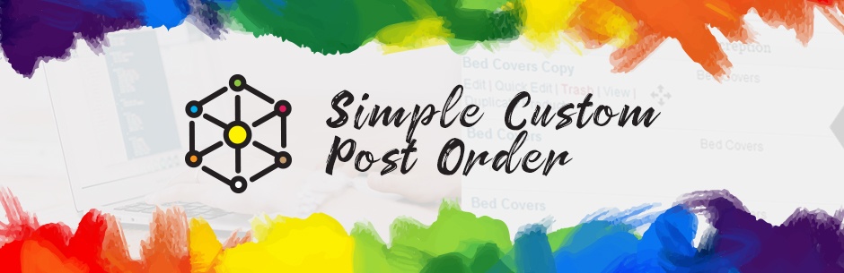 WordPress文章、分类自定义排序插件：Simple Custom Post Order